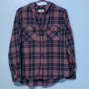 Flannel Plaid Top (M)